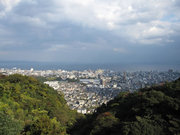 黄昏の別府ワンダーラクテンチ