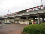 播但線高架切り替え工事につき